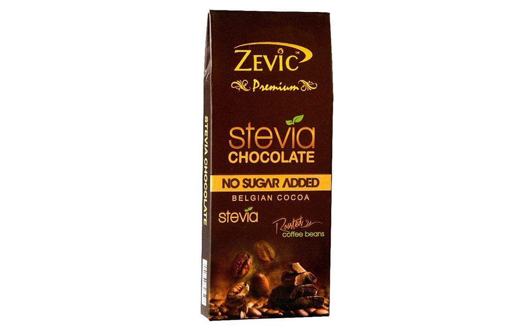 Zevic Stevia Chocolate Roasted Coffee Beans   Box  40 grams